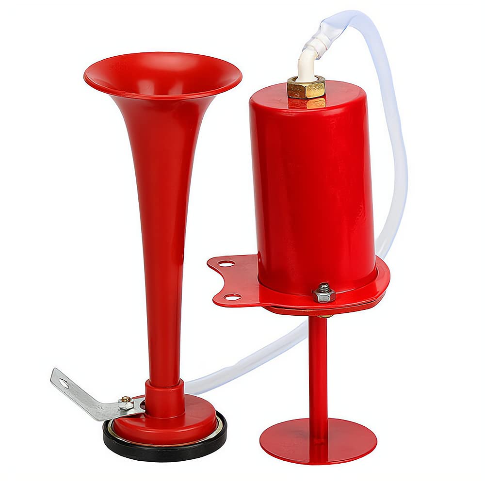 Nakazawa Bike Horn, Metal Classic Air Horns Loud Sounds Bicycle Horn,Bicycle Accessories， for Any Vehicles as Golf Carts, Boats, RV's, Bicycles, Motorcycles