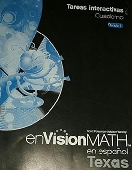 Paperback enVision MATH, en espanol Texas Tareas interactivas Cuaderno, Grado 1 [Spanish] Book