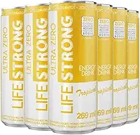 Energético Life Strong Energy Drink 6 unidades Tropical