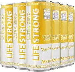 Energético Life Strong Energy Drink 6 unidades Tropical