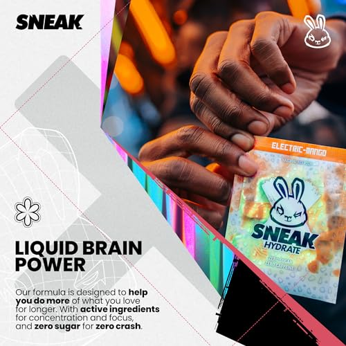 Image of SNEAK Energy Drink Starter Pack | 9 Sachets with Shaker | No Sugar. No Nasties. Just Natural Caffeine, Focus-Boosting Nootropics