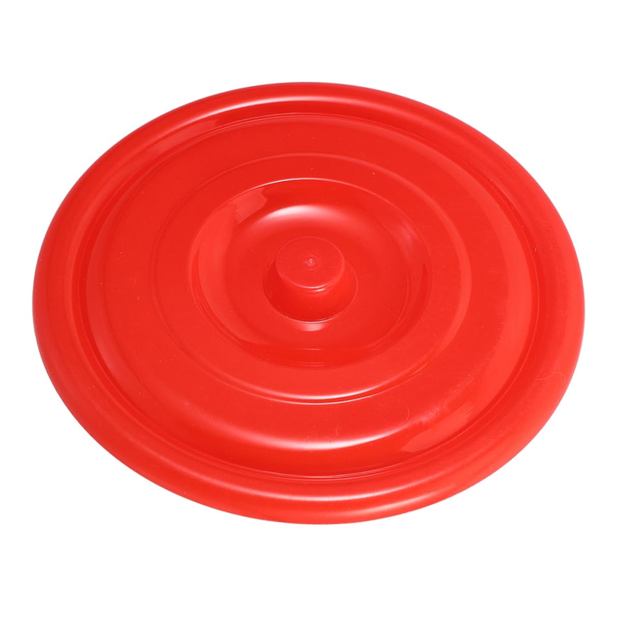 Zerodeko Large Plastic Trash Can Lid Waste Bin Cover for Fits Round Containers for Trash Water Buckets and More Reliable Garbage Can Accessory