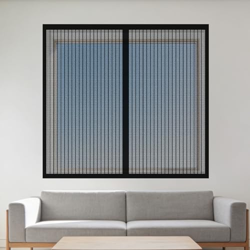 ���J�[�e���ᒠ 150 x 65 cm �}�O�l�b�g�������J����h�������N���h�~�Ԍ˃J�[�e�������悯�l�b�g�Ԗڂ��ׂ����A�����ʂ蔲���ɂ����݌v�ł��\�K�p���֐Q������������x���_, �u���b�N