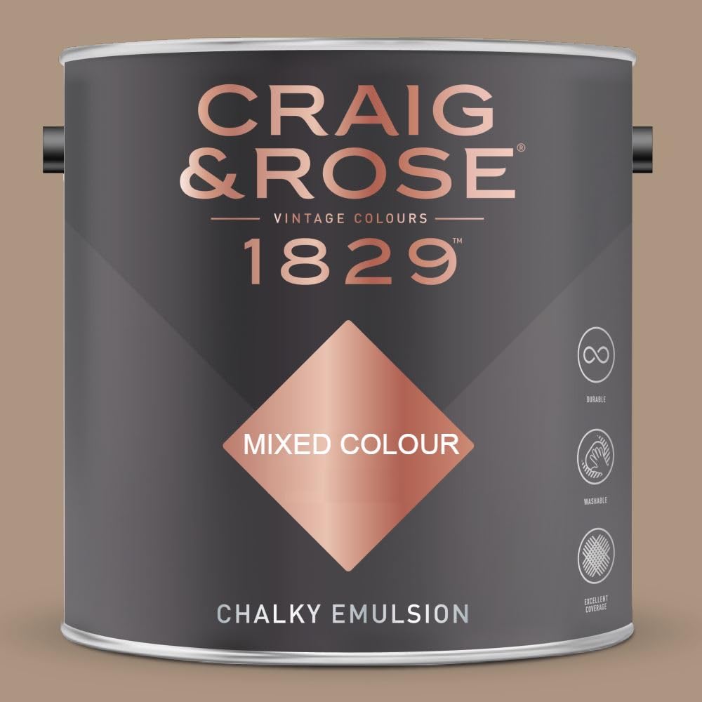 Paint Stop CRAIG & ROSE 1829 CHALKY EMULSION KASHMIR BEIGE 2.5L
