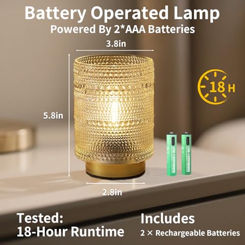 50% Off ChicLumen Rechargeable Battery Operated Table Lamp