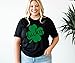 Lucky Shamrock St Patricks Day Shirt, Funny St Pattys Shirt Women Plus Size, Shamrock Feeling Lucy Tshirt for St Patrick's Day Outfit