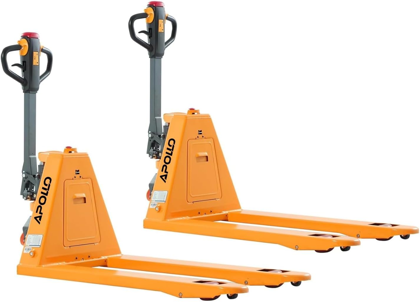 APOLLO Electric Pallet Jack Truck Lithium Battery 3300lbs Capacity 48" Length x 27" Width Fork Size for Material Handling