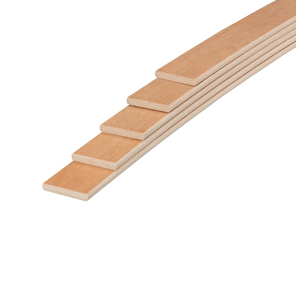 Replacement Beech Sprung Wooden Bed Slats 63mm x 8mm x 915mm | Available in Bespoke or Custom Length up to 1045mm | Pack (30 Slats)