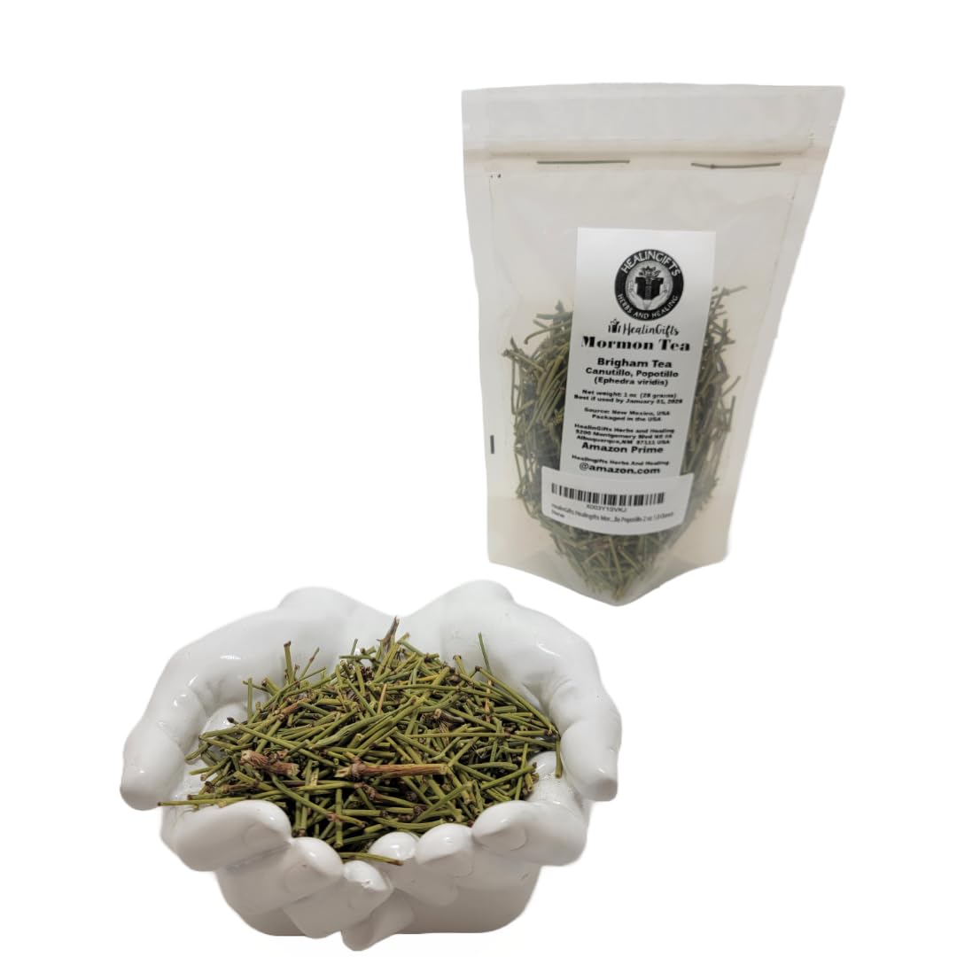 HealinGifts Healingifts Mormon Tea Brigham Canutillo Popotillo 2 oz 1.0 Ounce