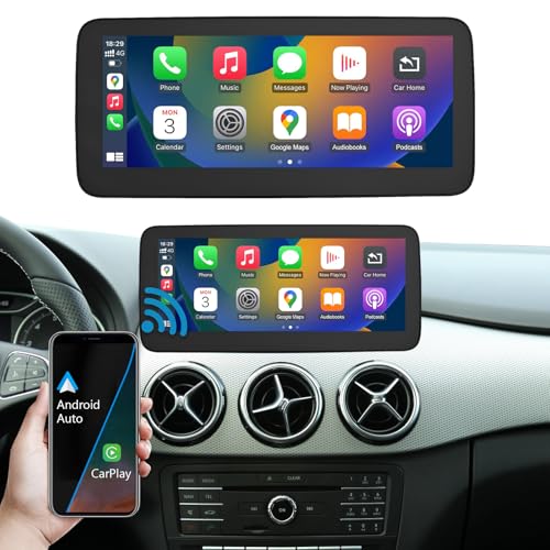 Autoradio Ninetom 10,25 Pouces à écran Tactile pour Mercedes Benz Classe B W246 2015-2018 avec NTG 5.0/5.1/5.2, Prend en Charge Apple Carplay/Android...
