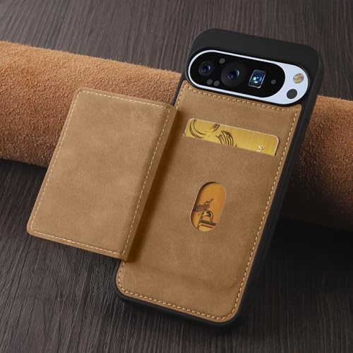 Étui cuir Google Pixel 10 Pro XL marron idéal pour simplifier vos déplacements urbains