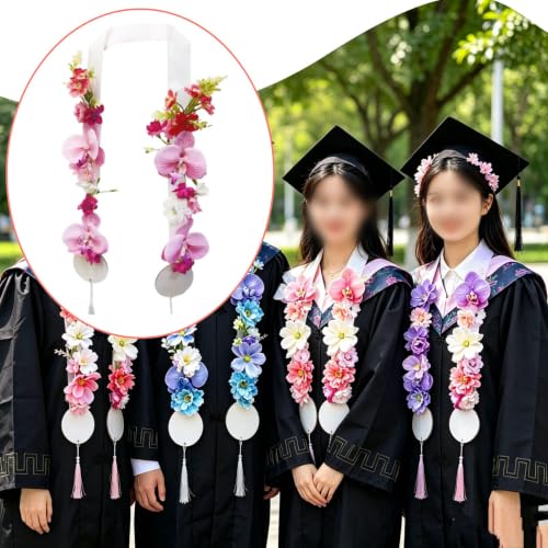 Flor de graduación multifuncional y ligera de 140 cm de largo 7
