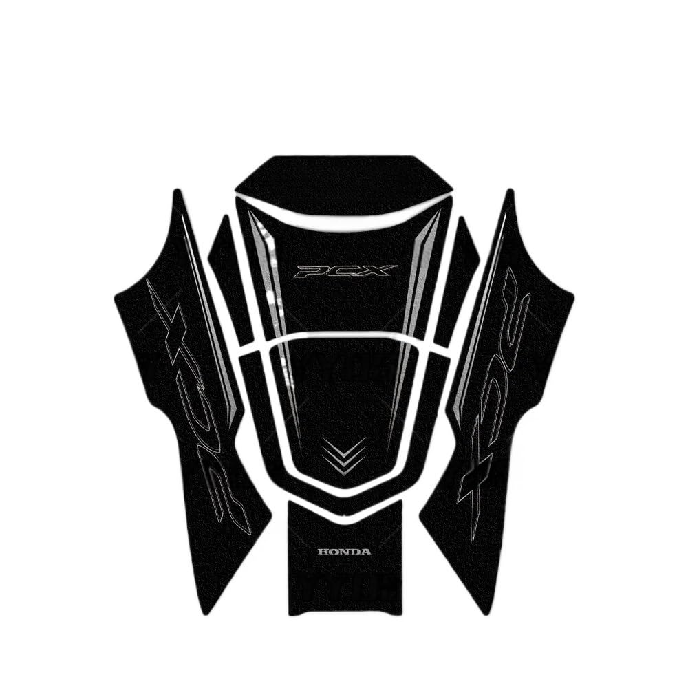 Motorcycle Fuel Tank Sticker for PCX160 Pcx 160 Motorcycle Tank Pad Stickers Protector Decals Gas Fuel Knee Grip Traction Side Accessories Motorbike