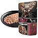 LEONARDO Frischebeutel [16x70g Beef mit Fleischstreifen] Pulled Beef | Getreidefreies Nassfutter für Katzen | Alleinfuttermittel Katzenfutter
