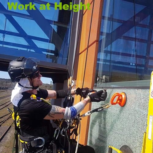 Janjosn 1/2 Inch X 100 Feet Arborist Rigging Rope Outdoor Climbing Rope, Double Braided Polyester Rope For Tree Pulling Climbing Swing Sailing thumb #4