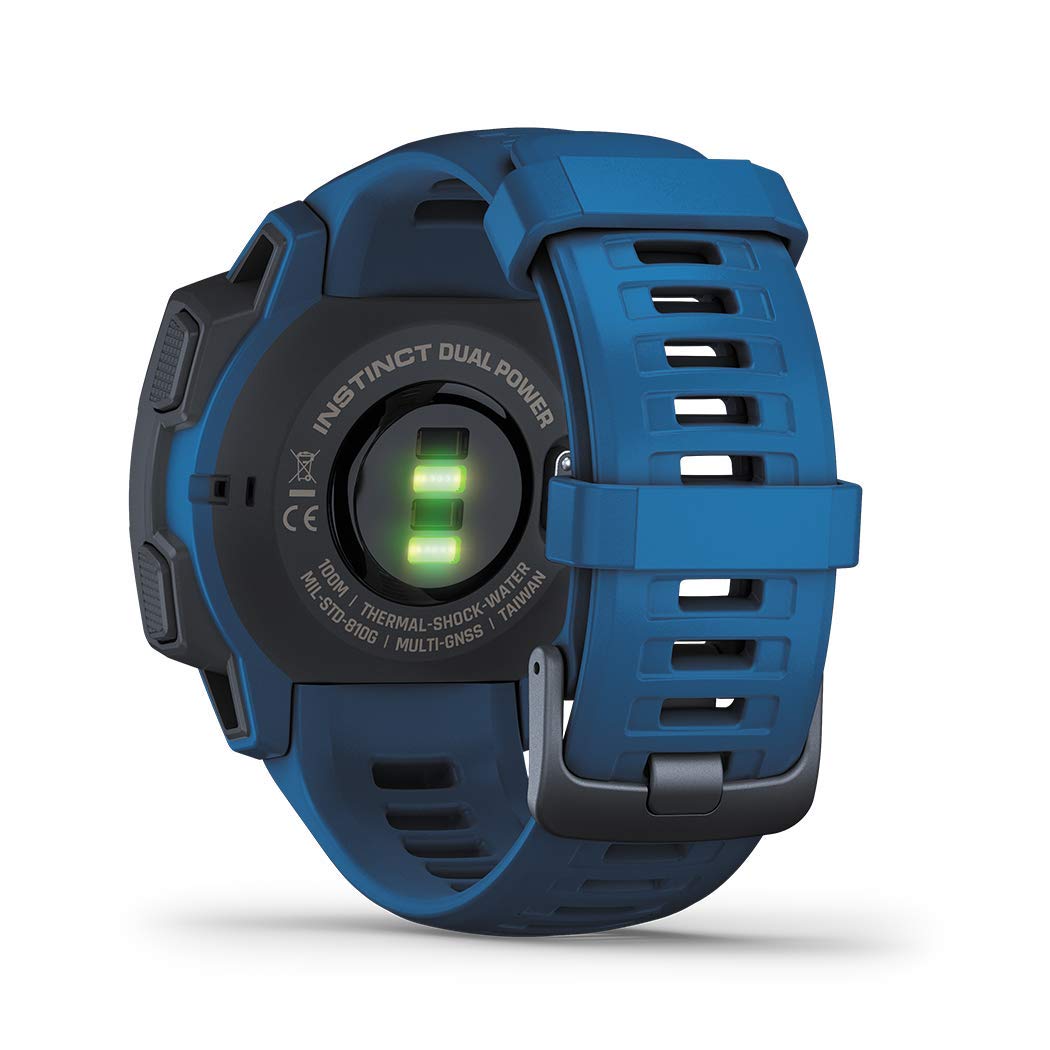 GARMIN - 【美品】Garmin Instinct Dual Power (3369) Amazon.co.jp: Garmin Instinct Dual Power Tidal Blue Small