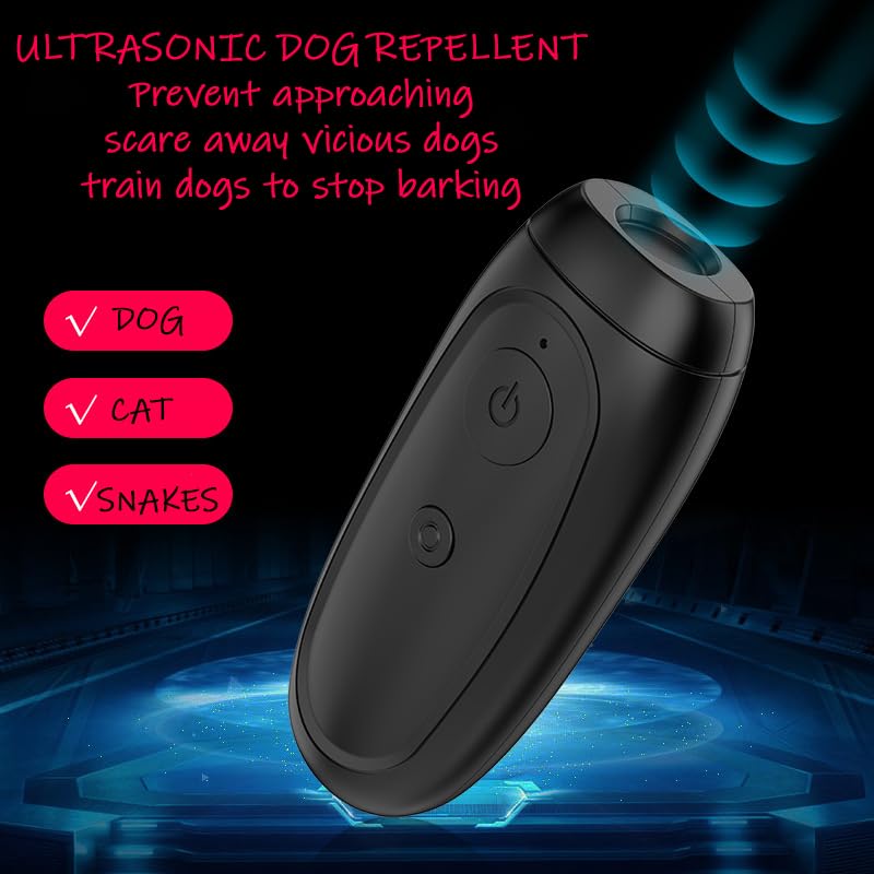 XUBX Anti Barking Device, Rechargeable Handheld Dog Barking Control Device Dog Barking Deterrent Dog training Tool Anti Bark Stopper Safe, Bark Stopper for Puppy Small Large Dog Outdoor Indoor - Image 2