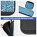 Fridge Door Handle Covers, Kitchen and Bathroom Appliance Door Handle Protectors. Thick and Non-Slip, Stain-Resistant, with Delicate Patterns and Washable (Blue and White 2 Pieces).