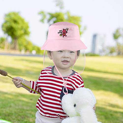 KKmoon Protetor solar externo com proteção UV Chapéu de balde de pesca removível com viseira removív