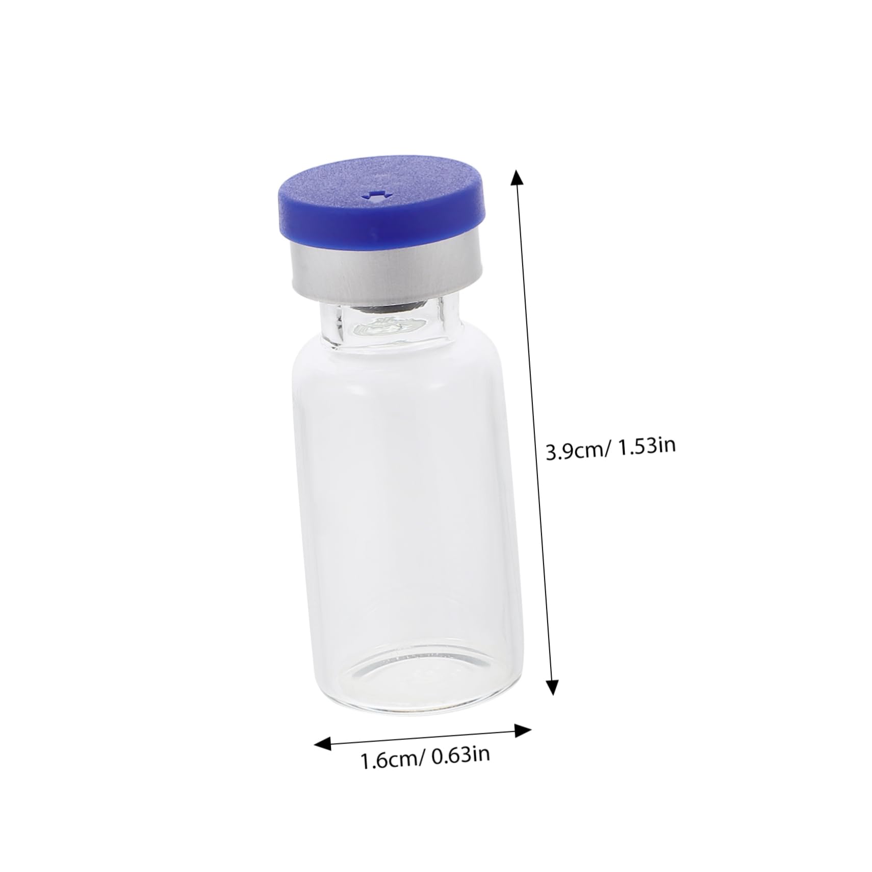 OSOLADY 12 Pack Small Shot Glass Bottles Bottles Lids 3ml Liquid Storage Vials