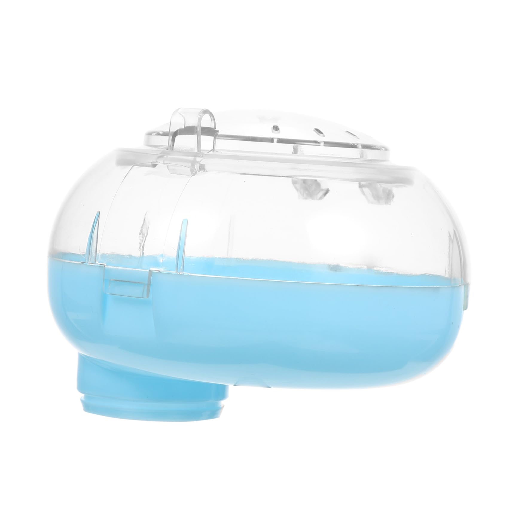 FONDOTIN Hamster Bathroom Sand Bath Container with Detachable Tunnel Pet Playing Tunnel Hamster Cage Supply Easy to Assemble and Clean Compact Design