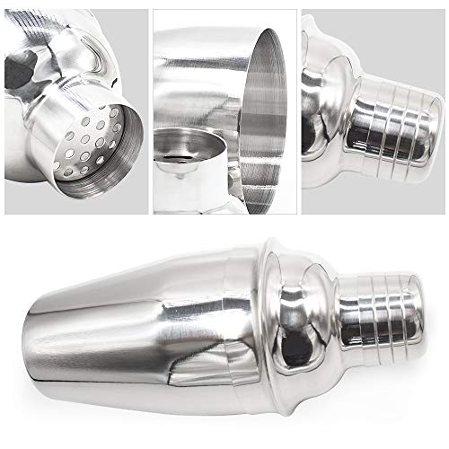 Set de coctelera 14 piezas 750 ml acero inoxidable miniatura 7