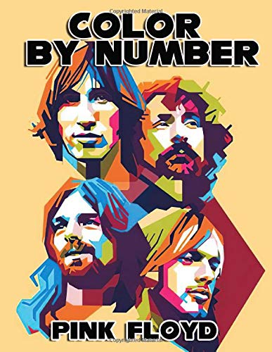 Buy Pink Floyd Color By Number: Amazing Book For Coloring Lovers With