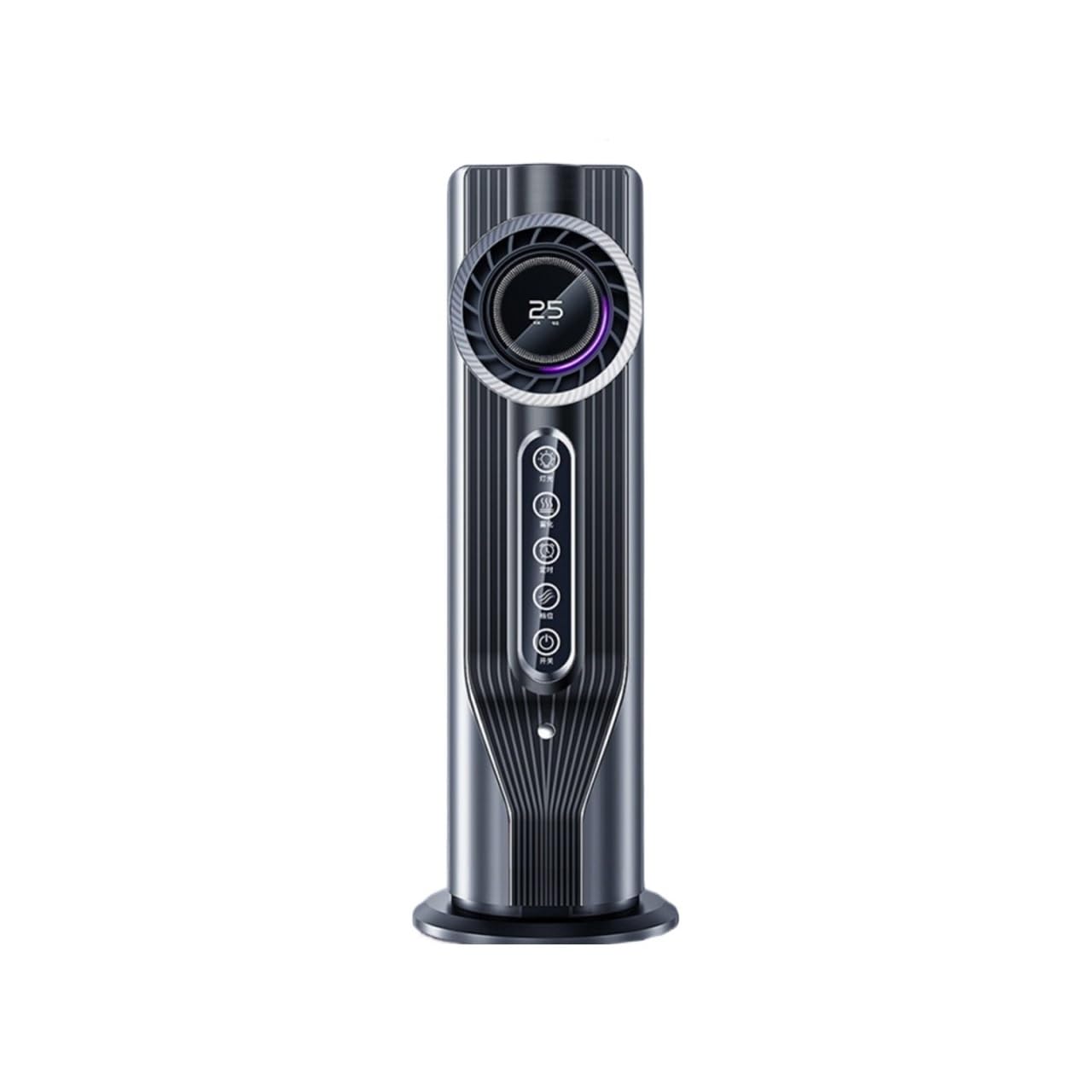 Songyl-20249 Black Evaporative Air Cooler Compact Evaporative Tower Fan Portable Personal Cooler(Black)