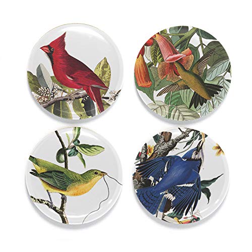 Buttonsmith Audubon Birds Magnet Set - Set of 4 1.25