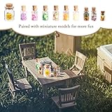 10 Pcs Miniature Food Candy Fruit Set, Mini Landscape Accessory in 4 Styles, Adorable Mini Food Toys, Cute Miniature Bottles, Mini Glass Jar for Dollhouse, Child, Pretend, DIY - Image 4