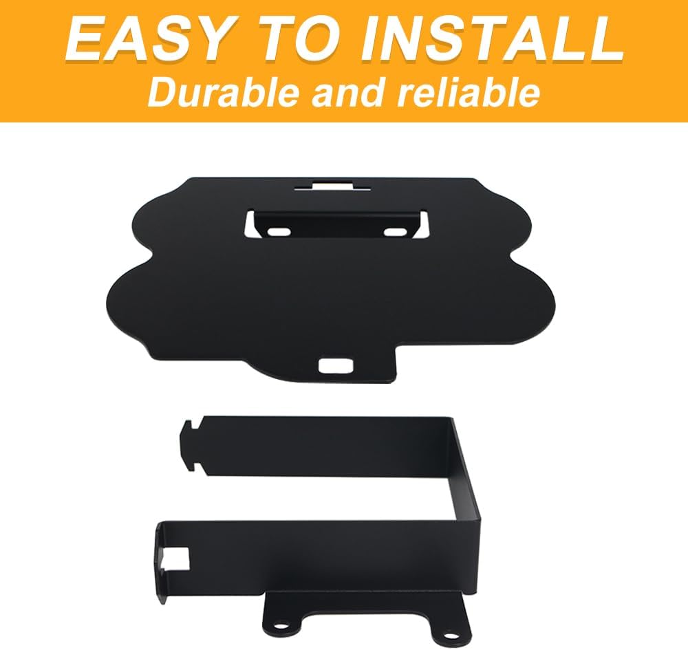 バッテリー再配置マウントキット、バッテリーマウントボックスアップグレードトレイブラケット Polaris Slingshot Bas