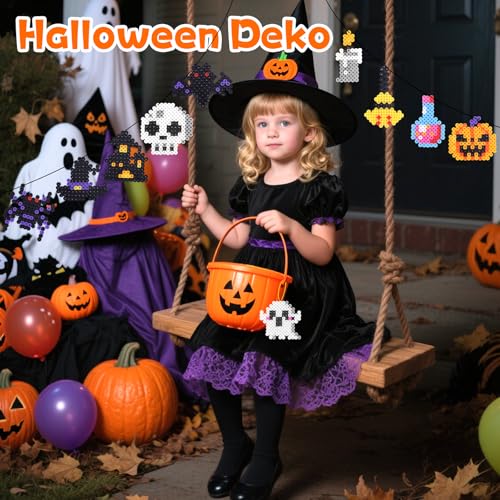 Homgaty Große 10mm Bügelperlen Halloween Set 1100 Stück – Ansicht 7