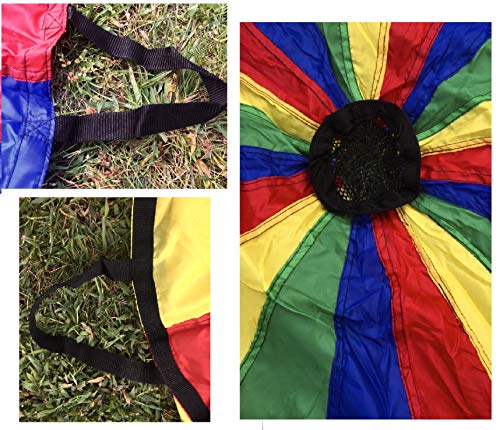 Cintz Play Parachute 20 Feet with 20 Handles Tent Children Birthday Party Games - Thumbnail 7