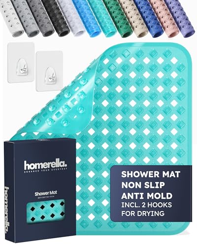 homerella® Shower Mat Non Slip Anti Mold, Non Slip Shower