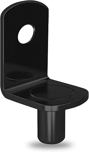 Miniatura 9 de 40 piezas de clavijas de soporte para estante, clavijas de estante de 1/4 de pulgada de diámetro con orificio, clips en forma de L chapados