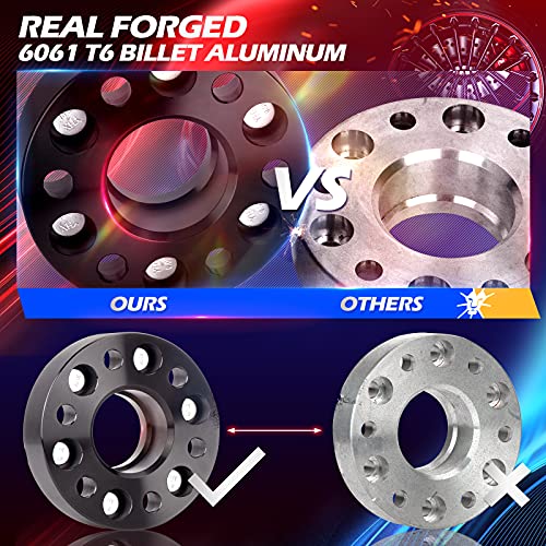 Dynofit 15Mm 5X4.5 Wheel Spacers For 300Zx 350Z 370Z Altima Leopard G35 G37 Fx35 S14 And More, 2Pcs 5X114.3 Hubcentric Forged Wheels Spacer 66.1Mm Hub Bore M12X1.25 For 5 Lug Rims #TOP4