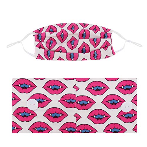 Rongzou - 2 piezas de Halloween a prueba de polvo cara con deporte Yoga diadema...