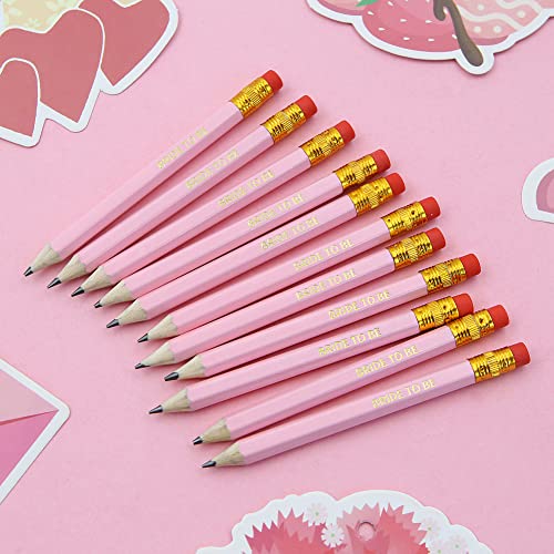 50 Lápices de Grafito Rosados para Bodas miniatura 4