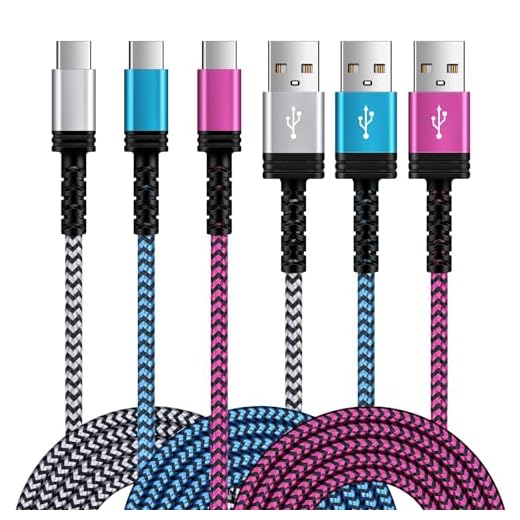 USB C Charger Cable 6FT/3Pack for iPhone 15/15 Pro/15 Pro Max/15 Plus,3.1A USB Type C Cable Car Fast Charging Cord for Samsung Galaxy A14 5G A54 S23 S22 S21 S20,Google Pixel 8 Pro 8 7a 7 Pro 6 6a