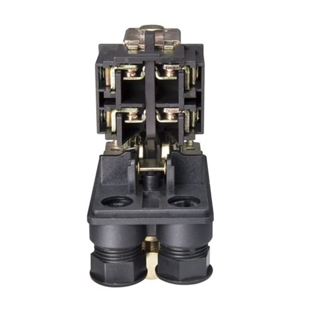 Interruttore Pressione 4 Vie 220V Per Compressore | Controllo Automatico On/off Con 4 Porte Da 1/4"