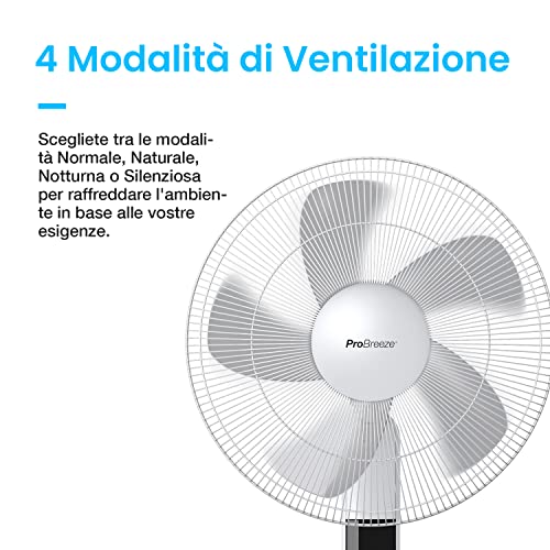 Pro Breeze Ventilatore a piantana
