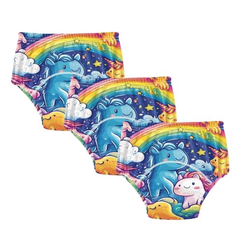 Coikll Cute Animals (2) Toddler Training Underwear Waterproof Baby Pee Pants -4T