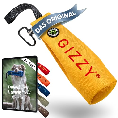 GIZZY® DAS ORIGINAL I Futterdummy Hunde I Robuster Hunde Futterbeutel für alle Rassen I Dummy Hundetraining mit Leckerlies - Die Erziehungshilfe für Hunde I Futterbeutel Hundetraining - Hunde Zubehör