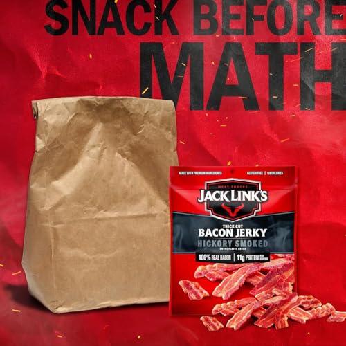 Jack Link's Hickory Smoked Bacon Jerky, 2.5 oz Bag, 11g Protein per Serving - image 6