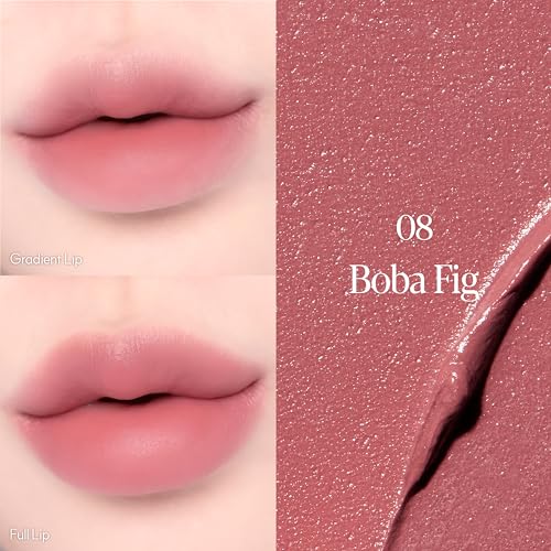 Image of Espoir Couture Lip Tint Fitting Blur #8 Boba Fig | Smudge-Proof Fixing Lip Stain, Soft & Creamy Texture without Flaking, Lightweight and Comfortable Matte Finish, Korean Makeup, Vegan, 0.14 oz