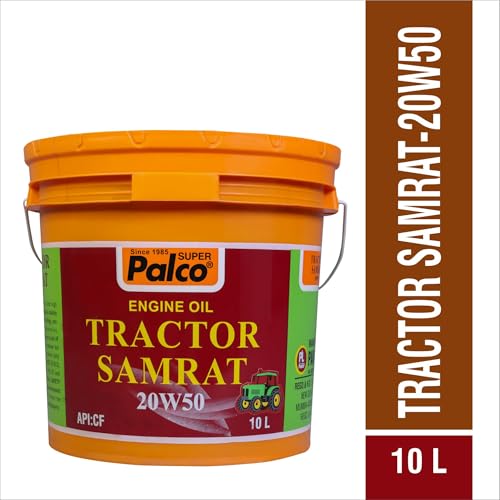 Image of PALCO Tractor Samrat 20W50 | CF Multigrade Robust Diesel Engine Oils for Tractor Engines |Compatible With Escorts, FORD, Eicher | Ideal For Heavy Duty | Increased oil drain interval | 10 Litres