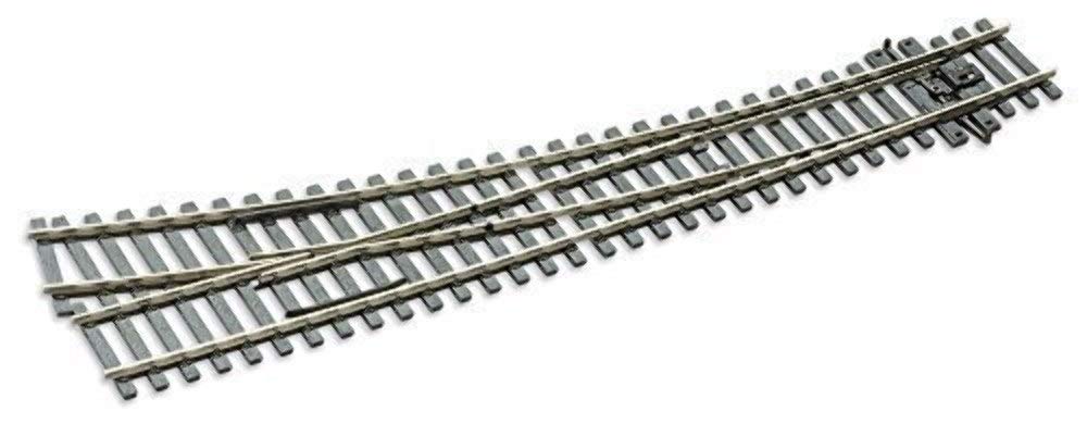 Peco SL-E186 HO Right Hand Code 75 Electrofrog Double Curved Turnout S by PECO