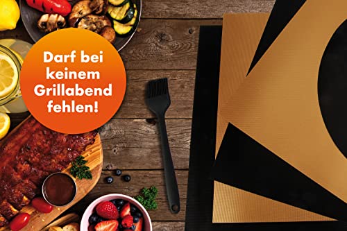 Foto von Tebewo 4er-Set wiederverwendbare Backmatte - wiederverwendbares Backpapier - Backunterlage BPA-frei - Dauerback-Matte - Backfolie in 2 Farben