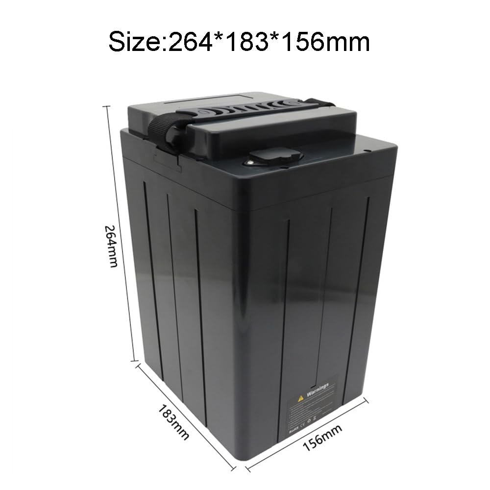60-Volt-20-Ah-30-Ah-Lithium-Akku für Elektromotorräder, 48-V-60-V-72-V-20-Ah-22-Ah-25-Ah-Lithium-Ionen-Akkus mit hoher Kapazität und Ladegerät für Motoren von 0–3000 W