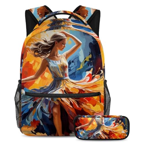 Sac à dos polyvalent 2 pièces idéal pour illuminer vos journées d'études au quotidien